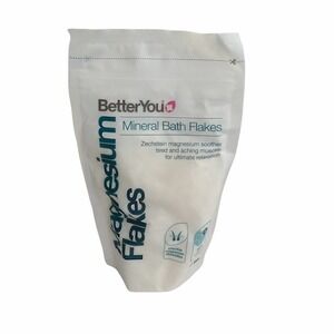 BetterYou Mineral Bath Magnesium Flakes Soothes Tired Aching Muscles Relax 250g.